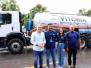 Águas Cuiabá se une à Prefeitura de Cuiabá e cede caminhão hidrojato para força-tarefa contra enchentes :: Notícias de MT