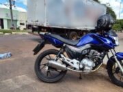15:31 –
Motociclista morre e mulher fica ferida após colisão com caminhão baú em cruzamento