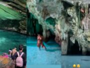 20:49 –
Turistas e guias invadem gruta paradisíaca e são notificados em MT; prefeitura registrou BO