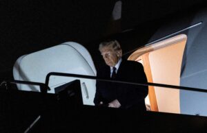 Trump chega a Washington para cerimônia de retorno à presidência