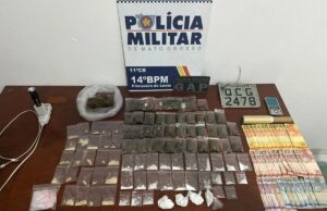 PM prende faccionadas com 90 porções de drogas no interior