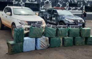 Força Tática apreende cerca de 600 quilos de cocaína avaliada em R$ 14,2 mi