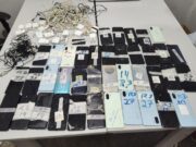 Polícia apreende 40 celulares na Penitenciária Central do Estado