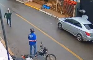 Câmera flagra momento em que homem é executado em MT; veja