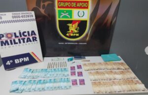 PM prende estelionatário, apreende munições e mais de R$ 6,5 mil em espécie