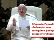 Papa Francisco estأ، com infecأ§أ£o polimicrobiana e Vaticano diz que situaأ§أ£o clأnica أ© ‘complexa’ | Mundo