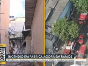 Pessoas ficam presas em fábrica no Rio cercadas de fumaça em incêndio