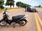 17:58 –
Motociclista sofre fratura exposta após colidir contra Gol na BR-163