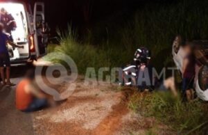 08:15 –
Capotamento envolvendo cinco da mesma família deixa duas pessoas feridas