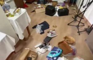 09:53 –
Paróquia é invadida durante madrugada e tem itens vandalizados; vidro de caminhonete é destruído