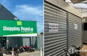 14:00 –
Comerciantes do Shopping Popular enfrentam queda nas vendas e dificuldades no novo barracão; boxes esvaziados