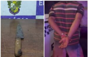 08:50 –
Após ser demitido, homem tenta matar colega a facadas e acaba preso