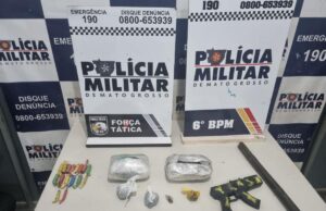 Polícia Militar apreende menor integrante de facção com drogas e arma de brinquedo