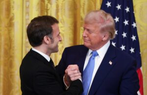 Em encontro com Macron, Trump diz que foco é cessar-fogo na Ucrânia