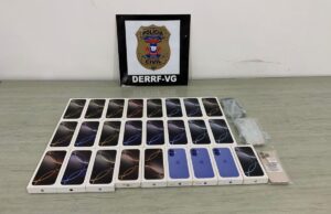 PJC recupera celulares avaliados em R$ 210 mil furtados de loja