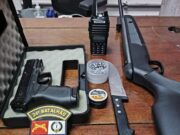 PM prende suspeito por violência doméstica e ameaça e apreende simulacro