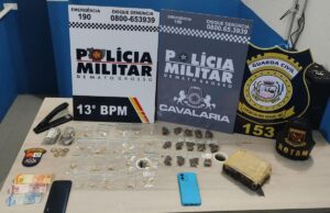 Polícia Militar prende cinco faccionados após denúncia de tráfico em Nova Mutum