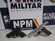 Polícia Militar prende suspeito por porte ilegal de arma às margens da BR-163