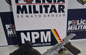 Polícia Militar prende suspeito por porte ilegal de arma às margens da BR-163