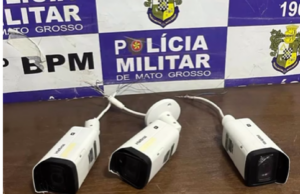 Polícia Militar impede furto de câmeras do Vigia Mais MT e prende homem em flagrante