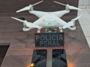 Polícia penal abate drone que sobrevoava penitenciária em MT