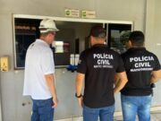 Polícia Civil e ANP fiscalizam distribuidora de combustível para apurar fraude