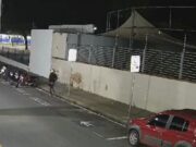 Câmara flagra bandido furtando moto perto da Santa Casa