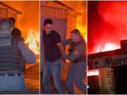 Homem é preso acusado de agredir esposa e incendiar casa