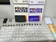 Força Tática prende membro de facção com 111 porções de drogas