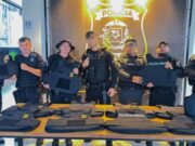 Secretaria de Justiça entrega 90 coletes balísticos a policiais penais de Sinop