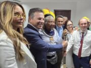 Mendes e cacique pedem autorização para asfalto em área indígena