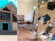 Igreja católica é invadida e objetos sagrados são jogados no chão