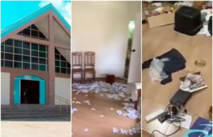 Igreja católica é invadida e objetos sagrados são jogados no chão