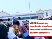 Arranha-céu e torre de aeroporto no chão: o cenário pós-tremor na Ásia