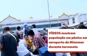 Arranha-céu e torre de aeroporto no chão: o cenário pós-tremor na Ásia
