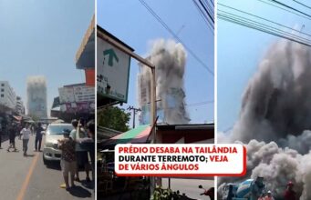 Veja antes e depois do terremoto que atingiu Mianmar e Tailândia