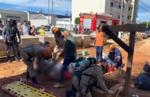 14:25 –
Dois trabalhadores passam mal ao serem intoxicados por gases na construção de cisterna