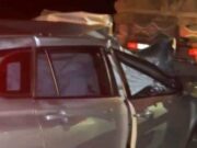 12:28 –
Três pessoas ficam feridas em batida entre Corolla Cross e caminhão na BR-163