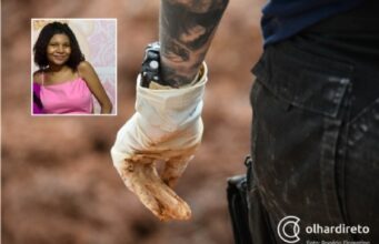 17:46 –
Assassinos de gestante enterraram corpo em cova rasa, mas deixaram perna à mostra