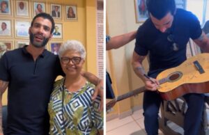 14:43 –
Gusttavo Lima se emociona em visita a abrigo de idosos em Cuiabá; veja vídeo