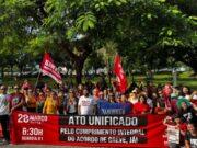 14:19 –
Servidores da UFMT protestam por reajuste salarial e melhores condições de trabalho