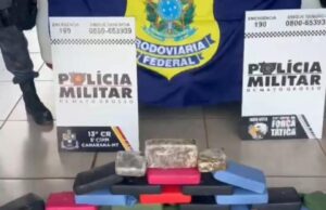 09:33 –
Polícia Militar e PRF prendem homem com 25 quilos de pasta base