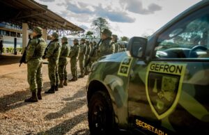 PM e Gefron apreendem 31 quilos de pasta base de cocaína