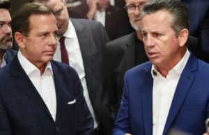Em visita a MT, Doria diz que Mendes é “candidato imbatível”