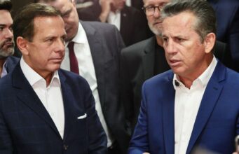 Em visita a MT, Doria diz que Mendes é “candidato imbatível”
