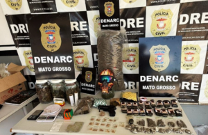 Polícia acha fábrica de drogas em bairro universitário de Cuiabá