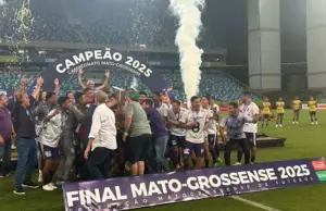 Primavera vence o Cuiabá por 1 a 0 no tempo normal e nos pênaltis fatura o título inédito do Mato-grossense