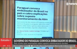Paraguai convoca embaixador do Brasil no paأs e cobra explicaأ§أµes sobre suposto monitoramento da Abin | Polأtica