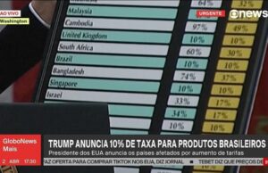 Trump anuncia tarifa de 10% para produtos importados do Brasil | Economia