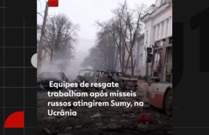 Rússia lança mísseis contra Ucrânia e deixa 32 mortos e mais de 80 feridos